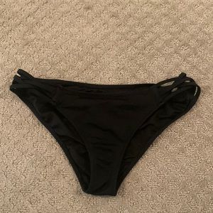 black bathing suit bottoms
